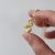 Jeleń mini amulet ze złoconego srebra / Cztery Humory / Biżuteria / Wisiory