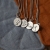 Dwustronny amulet z żywiołem ziemi ze srebra 925 / Cztery Humory / Biżuteria / Naszyjniki