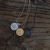 Żywioł powietrza, amulet z dwustronnym wzorem ze srebra 925 / Cztery Humory / Biżuteria / Naszyjniki