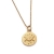 Księżyc amulet ze złoconego srebra na łańcuszku / Cztery Humory / Biżuteria / Wisiory
