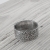 Obrączka. pierścionek, srebro 925 oksydowana /03/ / Loopart / Biżuteria / Pierścionki