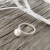 Pierścionek z naturalną perłą / Loopart / Biżuteria / Pierścionki