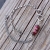 Delikatna bransoletka z turmalinem w srebrze / Loopart / Biżuteria / Bransolety