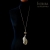 Pierzasty wisior szarobeżowy  / Fiszerowa / Biżuteria / Wisiory
