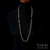 Perłowo-hematytowy sznur w beżu i graficie  / Fiszerowa / Biżuteria / Naszyjniki
