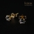 Swarovski dot - gold & cristal / Fiszerowa / Biżuteria / Kolczyki
