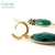 Emerald dancers / Fiszerowa / Biżuteria / Kolczyki