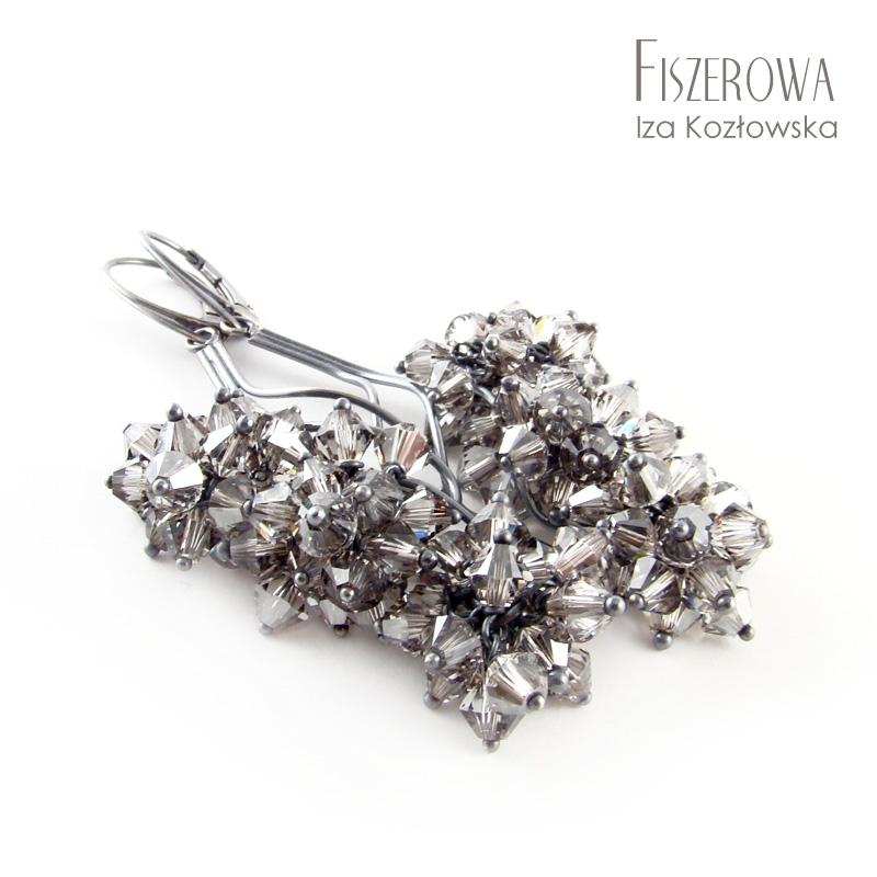 Farbala silver shade / Fiszerowa / Biżuteria / Kolczyki