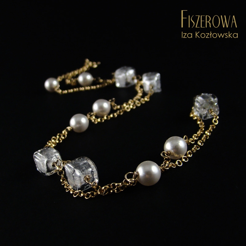 Business Murano - gold & silver / Fiszerowa / Biżuteria / Naszyjniki