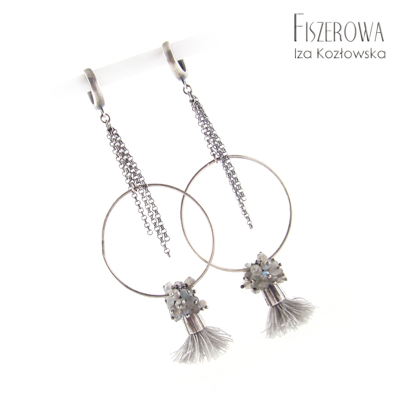 Silver hoops / Fiszerowa / Biżuteria / Kolczyki