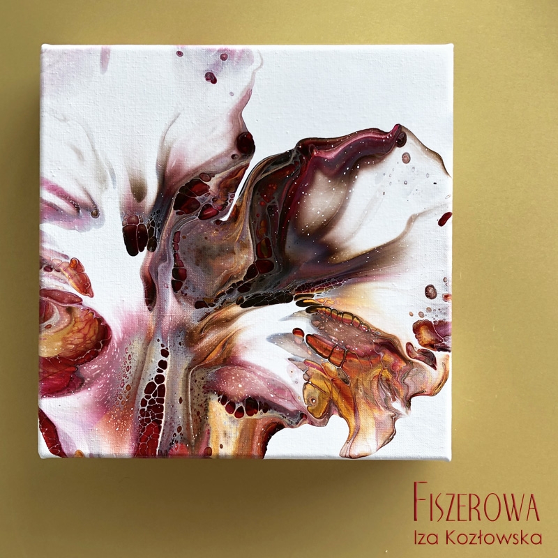 Burnig flower (59) / Fiszerowa / Dekoracja Wnętrz / Obrazy