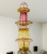 Lampa wisząca szklana artdeco prl vintage retro Amber Glow / fija / Dekoracja Wnętrz / Lampy