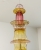 Lampa wisząca szklana artdeco prl vintage retro Amber Glow / fija / Dekoracja Wnętrz / Lampy