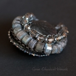 Labradoryt&amp;Swarovski