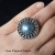 Srebrny pierścień z perłą Mabe / Gosia Chruściel-Waniek / Biżuteria / Pierścionki