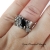 Srebrny pierścionek z szafirami / Gosia Chruściel-Waniek / Biżuteria / Pierścionki