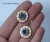 Kolczyki z 18k różowego złota z topazami London Blue / Gosia Chruściel-Waniek / Biżuteria / Kolczyki