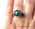 Srebrny pierścionek z turkusową perłą / Gosia Chruściel-Waniek / Biżuteria / Pierścionki