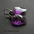 Swaroski amethyst / Gosia Chruściel-Waniek / Biżuteria / Kolczyki