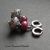 Naturalne rubiny w srebrze / Gosia Chruściel-Waniek / Biżuteria / Kolczyki