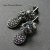 Markazyty,Swarovski i hematyt / Gosia Chruściel-Waniek / Biżuteria / Kolczyki