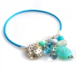 Turquoise Dream - Szykowna Bransoleta na Rzemieniu