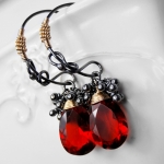 Kolczyki Deep Red