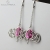 Salczyńska, Biżuteria, Kolczyki, Fuchsia Flower - Srebrne kolczyki z różowym topazem Handmade