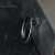Black Swan - Minimalistyczny pierścionek zaręczynowy