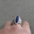 Srebrny pierścień z lapisem lazuli / Salczyńska / Biżuteria / Pierścionki