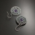 AMANECER - Srebrne kolczyki koła - Kolekcja AZTEC'S TREASURES / Joanna Watracz / Biżuteria / Kolczyki