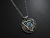 Joanna Watracz, Biżuteria, Naszyjniki, EVIL EYE - Srebrny amulet z Apatytem