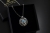 EVIL EYE - Srebrny amulet z Apatytem / Joanna Watracz / Biżuteria / Naszyjniki