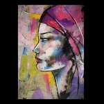 Laura - rysunek pastelami suchymi