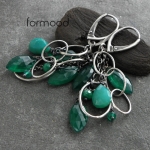 zielony onyks, chalcedon i szmaragd