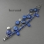 lapis lazuli - bransoletka z pastylkami / formood / Biżuteria / Bransolety