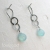 chalcedon błękitny / formood / Biżuteria / Kolczyki