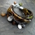 formood, Biżuteria, Bransolety, sf'12 z hessonitem i chalcedonem