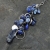 'bunch' - naszyjnik z lapis lazuli, kyanitem, szkłem afgańskim ....