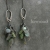 REZERWACJA  'bunch' -  z zielonym kyanitem i labradorytem ... kolczyki / formood / Biżuteria / Kolczyki
