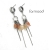 'I' z peach moonstone / formood / Biżuteria / Kolczyki