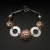 Fiann, Biżuteria, Bransolety, Kratery - bransoleta ze srebra i brązu