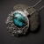 The Living Temple - wisior srebrny z chryzokolą / Fiann / Biżuteria / Wisiory