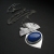 Blue Zone - naszyjnik srebrny z lapis lazuli / Fiann / Biżuteria / Naszyjniki