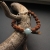 Fiann, Biżuteria, Bransolety, Rudraksha 19 - bransoletka z nasion rudrakszy oraz błękitnego kwarcu