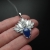 Lotus Flower XXIII - srebrny wisiorek z lapis lazuli / Fiann / Biżuteria / Wisiory