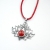 Fiann, Biżuteria, Wisiory, LOTUS FLOWER - A SOURCE OF NEW BEGINNINGS - wisiorek z koralem