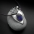 Violet Nebula - naszyjnik ze srebra z muszlą Paua / Fiann / Biżuteria / Naszyjniki