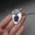 Violet Nebula - naszyjnik ze srebra z muszlą Paua / Fiann / Biżuteria / Naszyjniki