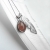 OMNIPRESENT - srebrny naszyjnik z kwarcem truskawkowym / Fiann / Biżuteria / Naszyjniki